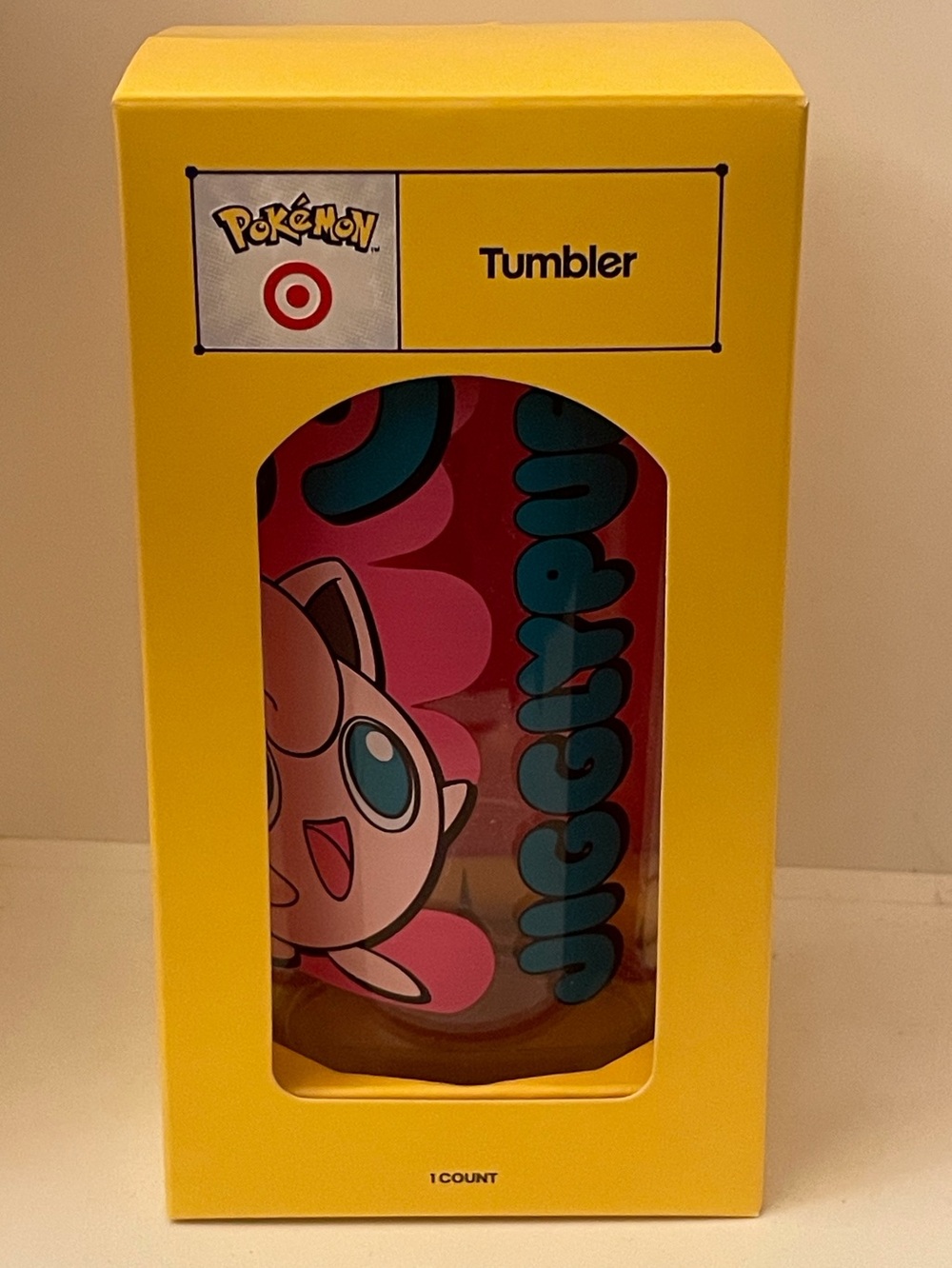Pokemon Cup Tumbler Jigglypuff 20oz